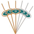 Pangea Brands Miami Dolphins Team Sipper Straws 1558001595
